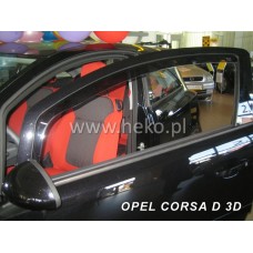 Вітровики на Opel Corsa D від 2006 передні Heko вставні під ущільнювач