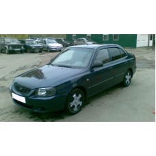 Вітровики на Hyundai Accent 1995-2000 Кобра Тюнинг накладні