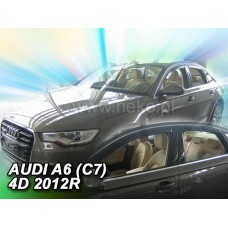Вітровики на Audi A6 2011-2018 Sedan Heko вставні під ущільнювач