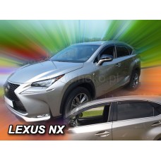 Вітровики на Lexus NX від 2014 Heko вставні під ущільнювач