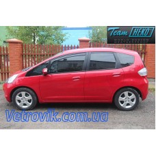 Вітровики на Honda Jazz від 2008 передні Heko вставні під ущільнювач
