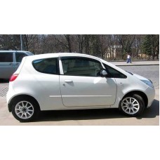 Вітровики на Mitsubishi Colt від 2004 передні 3-ех дверный Кобра Тюнинг накладні