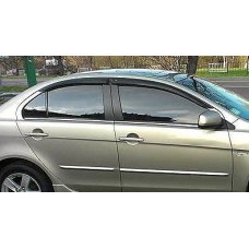 Вітровики на Mitsubishi Lancer від 2007 Кобра Тюнинг накладні