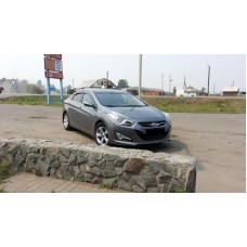Вітровики на Hyundai i40 від 2011 Sedan Кобра Тюнинг накладні