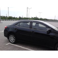 Вітровики на Toyota Corolla 2013-2019 Кобра Тюнинг накладні