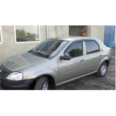 Вітровики на Renault Logan 2004-2013 Sedan Кобра Тюнинг накладні