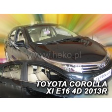 Вітровики на Toyota Corolla 2013-2019 Heko вставні під ущільнювач