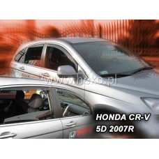 Вітровики на Honda CR-V 2007-2012 Heko вставні під ущільнювач