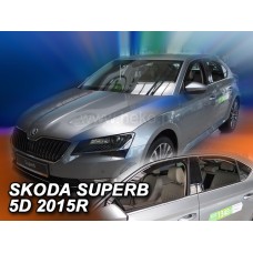 Вітровики на Skoda Superb від 2014 Sedan Heko вставні під ущільнювач