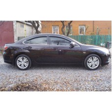Вітровики на Mazda 6 2007-2013 Sedan Кобра Тюнинг накладні