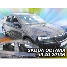 Вітровики на Skoda Octavia A7 від 2013 Sedan Heko вставні під ущільнювач
