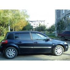 Вітровики на Renault Megane 2003-2008 HB Кобра Тюнинг накладні