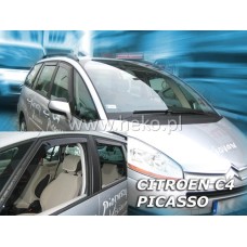 Вітровики на Citroen C4 Picasso від 2006 Heko вставні під ущільнювач