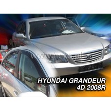 Вітровики на Hyundai Grandeur 2005-2012 Heko вставні під ущільнювач
