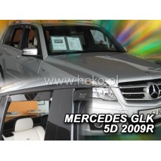 Вітровики на Mercedes GLK X-204 від 2009 Heko вставні під ущільнювач