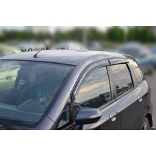 Вітровики на Honda Jazz від 2008 Кобра Тюнинг накладні