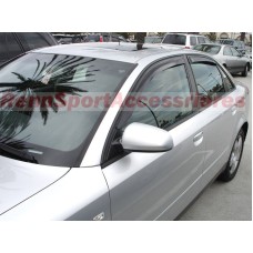Дефлектори вікон Audi A4 2000-2008 HIC — накладні Дефлектори вікон Audi A4 2000-2008 HIC — накладні