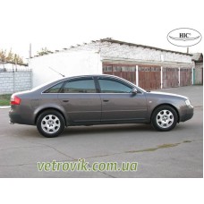 Дефлектори вікон Audi A6 1997-2004 HIC — накладні