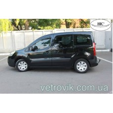 Дефлектори вікон Citroen Berlyenho 2008+ HIC — накладні Дефлектори вікон Citroen Berlyenho 2008+ HIC — накладні