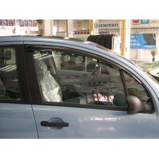 Дефлектори вікон Citroen S3 2002-2009 HIC — накладні