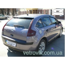 Дефлектори вікон Citroen S4 2004-2010 HIC — накладні Дефлектори вікон Citroen S4 2004-2010 HIC — накладні