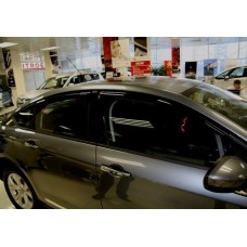 Дефлектори вікон Citroen S5 2008+ HIC — накладні