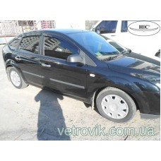 Дефлектори вікон Ford Focus / 2004-2011 HIC — накладні