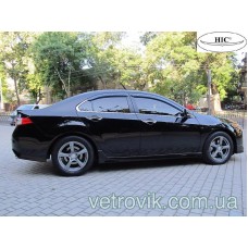 Дефлектори вікон Honda Akkord 2008-2013 HIC — накладні Дефлектори вікон Honda Akkord 2008-2013 HIC — накладні