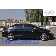 Дефлектори вікон Honda Tsyvyk 2006-2012 HIC — накладні