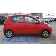 Дефлектори вікон Hyundai Ai10 2007-2014 HIC — накладні Дефлектори вікон Hyundai Ai10 2007-2014 HIC — накладні