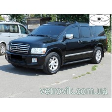 Дефлектори вікон Infiniti Kiuyks 2004-2010 HIC — накладні