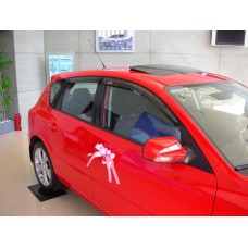 Дефлектори вікон Mazda 3 2003-2009 HIC — накладні Дефлектори вікон Mazda 3 2003-2009 HIC — накладні
