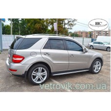 Дефлектори вікон Mercedes-Benz Emel-Klass V-164 2005-2011 HIC — накладні