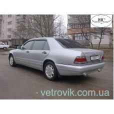 Дефлектори вікон Mercedes-Benz Es-Klass V-140 1991-1998 Lonh Baza HIC — накладні