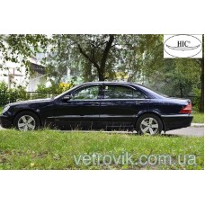 Дефлектори вікон Mercedes-Benz Es-Klass V-220 1999-2005 HIC — накладні