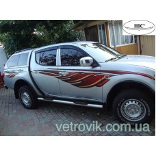 Дефлектори вікон Mitsubishi El-200 2006-2015 HIC — накладні Дефлектори вікон Mitsubishi El-200 2006-2015 HIC — накладні