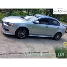 Дефлектори вікон Mitsubishi Lanser 2007+ HIC — накладні Дефлектори вікон Mitsubishi Lanser 2007+ HIC — накладні