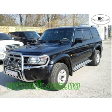 Дефлектори вікон Nissan Patrol U61 1997-2013 HIC — накладні