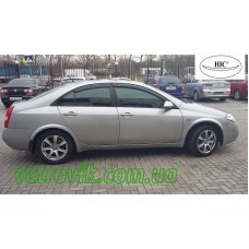 Дефлектори вікон Nissan Prymera P12 2002-2007 HIC — накладні Дефлектори вікон Nissan Prymera P12 2002-2007 HIC — накладні