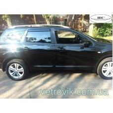 Дефлектори вікон Nissan Kashkai +2 2008-2013 7-My Mestnyi HIC — накладні