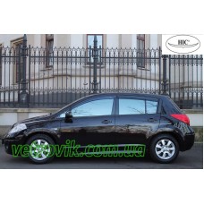 Дефлектори вікон Nissan Tyyda 2006-2015 HIC — накладні Дефлектори вікон Nissan Tyyda 2006-2015 HIC — накладні