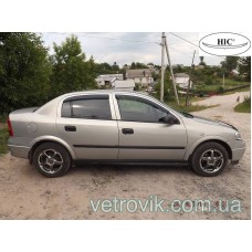 Дефлектори вікон Opel Astra H 1998-2004 HIC — накладні