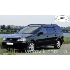 Дефлектори вікон Opel Astra H 1998-2004 HIC — накладні Дефлектори вікон Opel Astra H 1998-2004 HIC — накладні