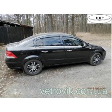 Дефлектори вікон Opel Astra Ash 2004-2009 HIC — накладні