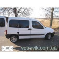 Дефлектори вікон Peugeot Partner 1997-2008 HIC — накладні Дефлектори вікон Peugeot Partner 1997-2008 HIC — накладні