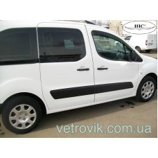 Дефлектори вікон Peugeot Partner 2008+ HIC — накладні Дефлектори вікон Peugeot Partner 2008+ HIC — накладні