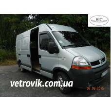 Дефлектори вікон Opel Movano 1998-2010 HIC — накладні