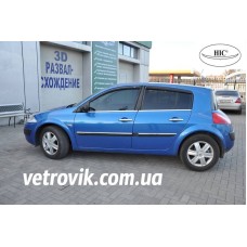 Дефлектори вікон Renault Mehan 2003-2008 HIC — накладні