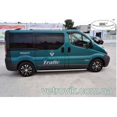 Дефлектори вікон Renault Trafyk 2001-2014 HIC — накладні Дефлектори вікон Renault Trafyk 2001-2014 HIC — накладні