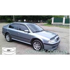 Дефлектори вікон Skoda Octavia A4/Tour 1996-2005 HIC — накладні